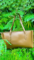 Liora Olive Green Tote Bag